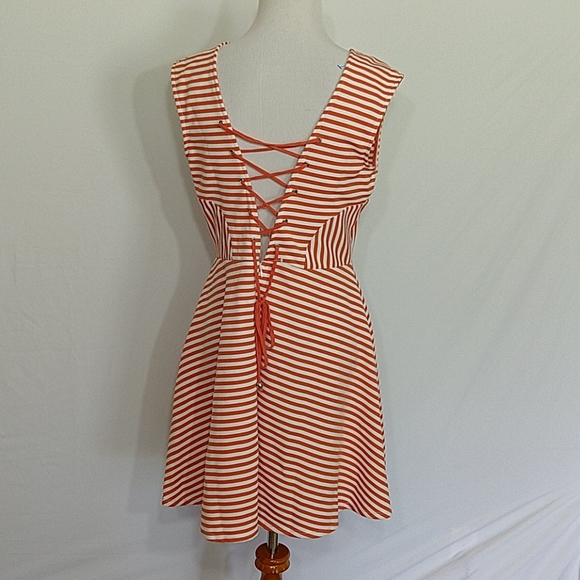 Katia Striped Sleeveless Skater Jersey Dress - Picture 4 of 12